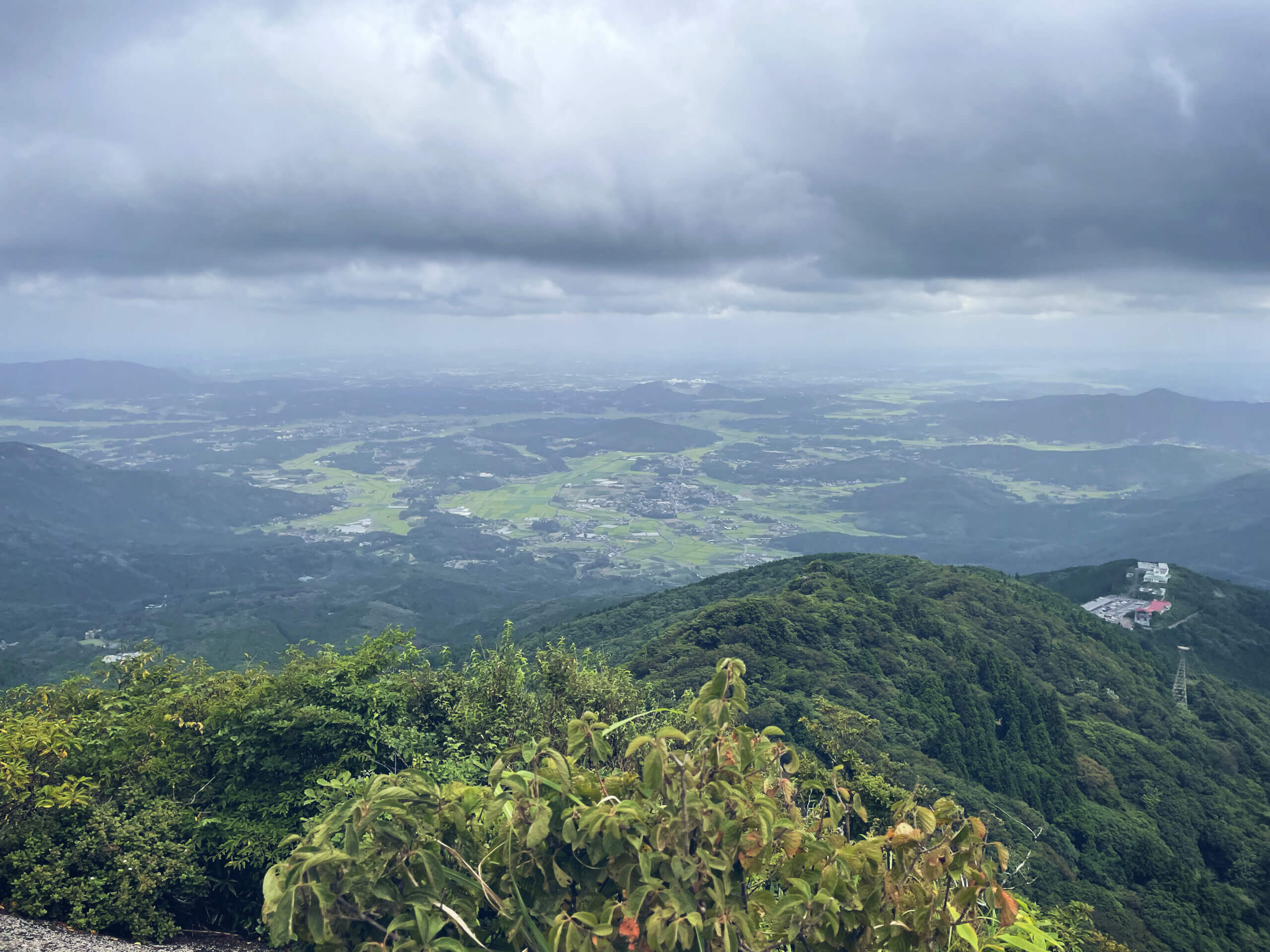 女体山頂　景色